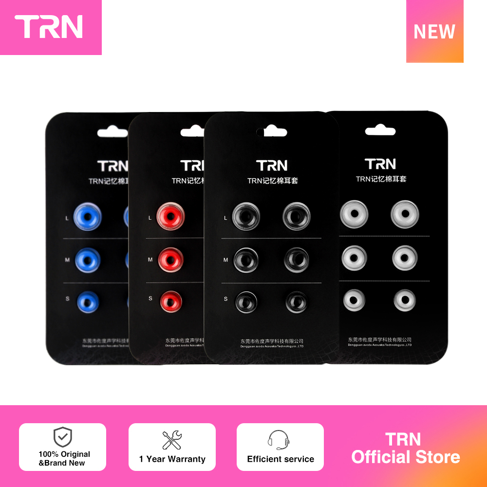 Earphone Foam Tip - TRN 3 cặp (6 chiếc) miếng