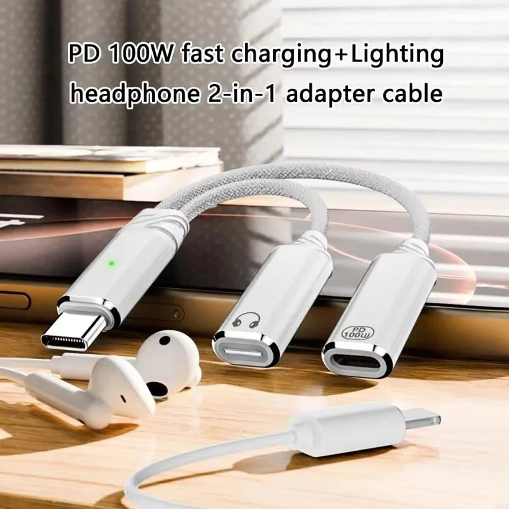 USB C Splitter 2 in 1 Headphon - đánh giá và giá Earphone Splitter Jack