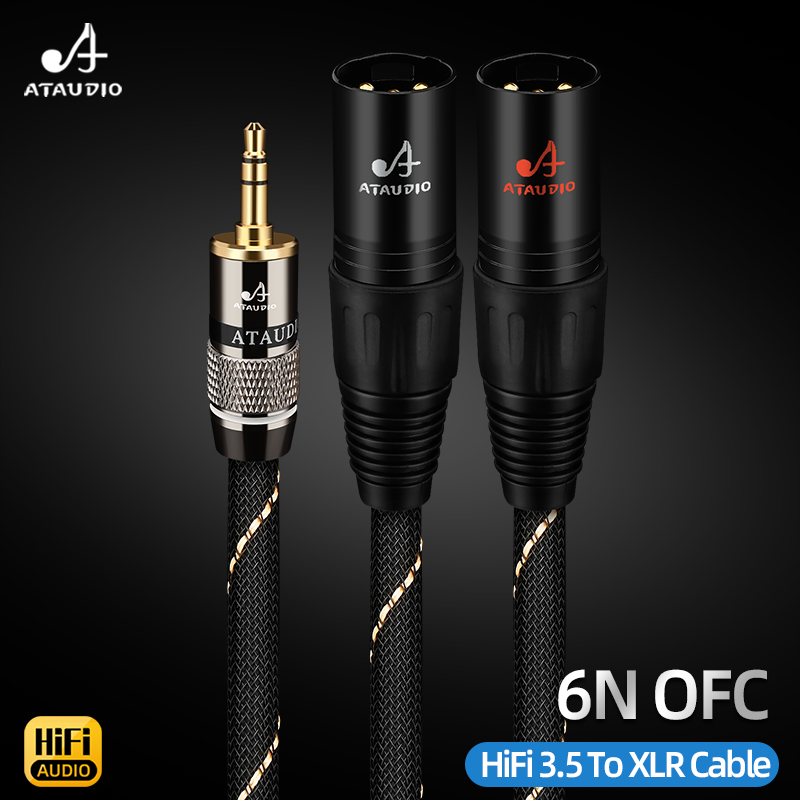High Quality HiFi 3.5mm to 2XL - đánh giá và giá Earphone Splitter Jack