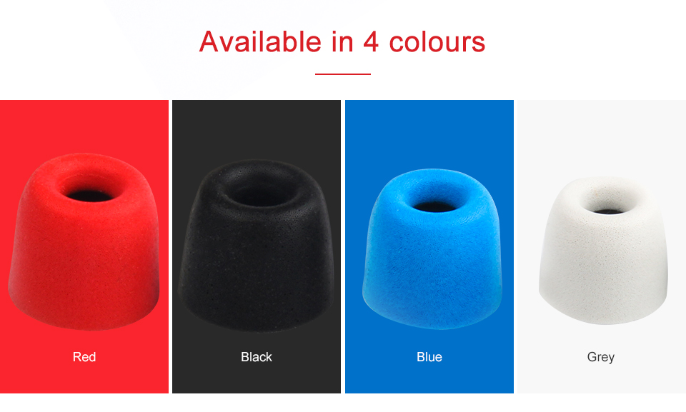 TRN 3 cặp (6 chiếc) miếng đệm  - đánh giá và giá Earphone Foam Tip